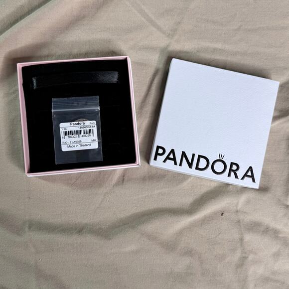 Pandora Sparkle & Hearts Ring 14k rose gold plating Size 7 New in Bag - Picture 3 of 11